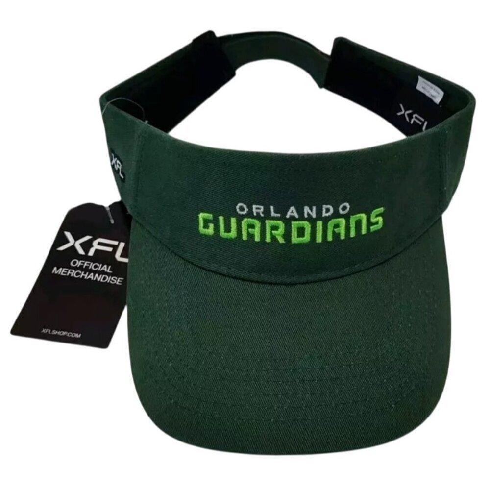 Orlando Guardians 2023 XFL Team Adjustable Visor Unisex Green Arena Football New